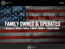 Tablet Screenshot of mfrestaurantgroup.com